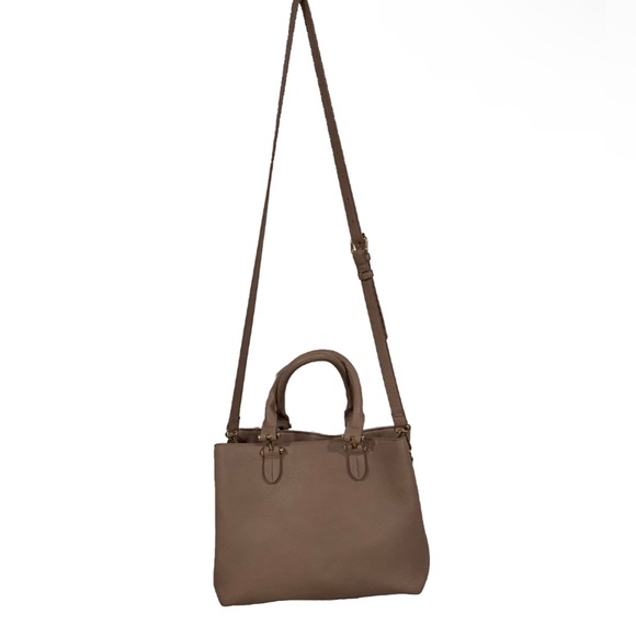 Miztique Purplish Pink Vegan Leather Convertible Crossbody / Satchel Bag - Picture 2 of 15